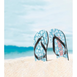 Chanclas playa sublimación personalizadas
